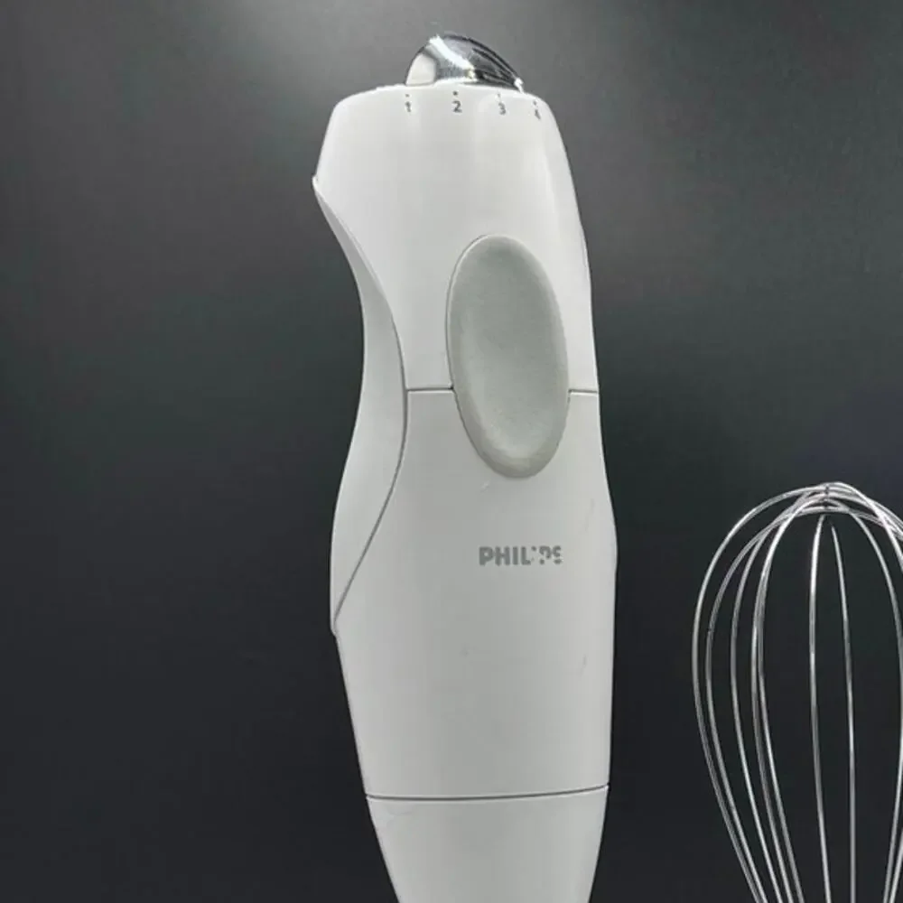 Philips Daily Collection Hand Blender Chopper Set Whisk HR1357 HR1358 300W White